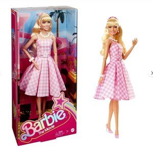 Barbie The Movie Collectible Doll, Margot Robbie as Barbie in Pink Gingham Dress